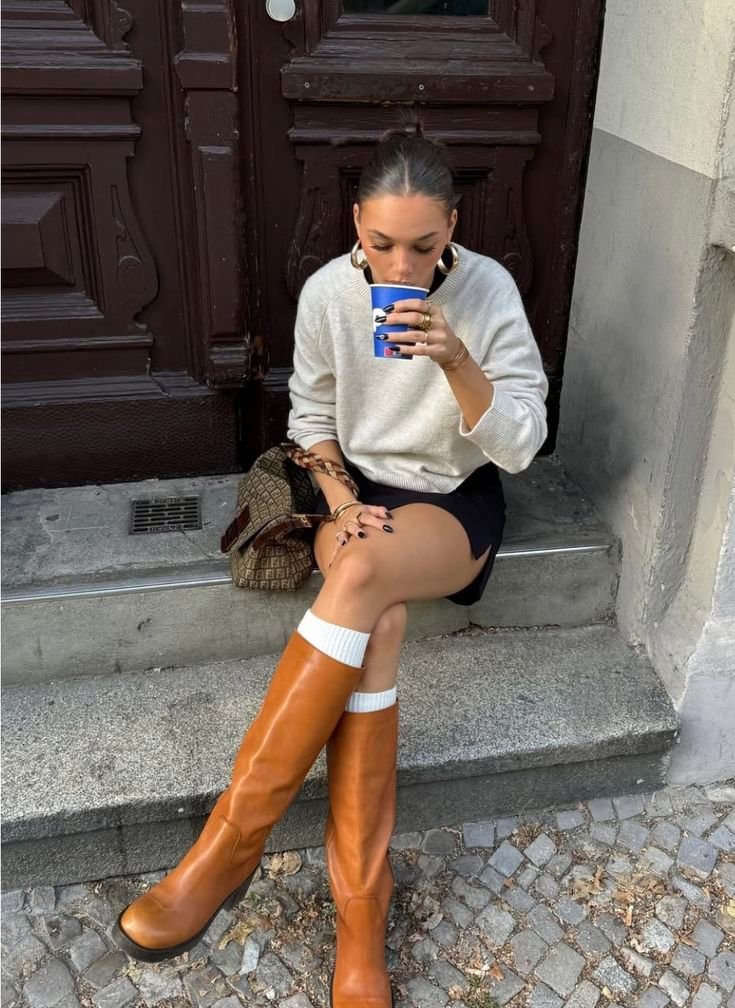 Boots long camel 🤎