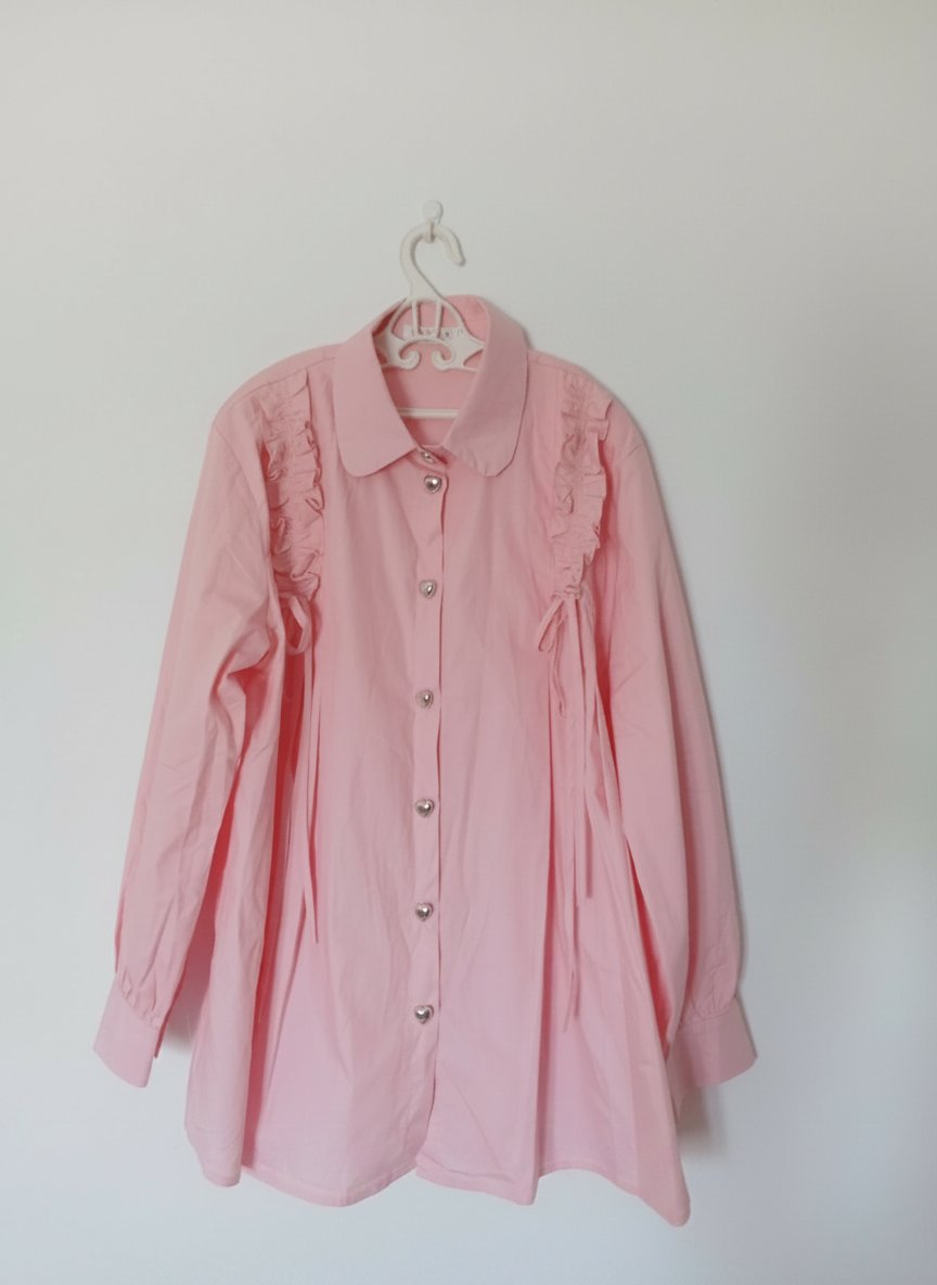 Chemise rose bébé 