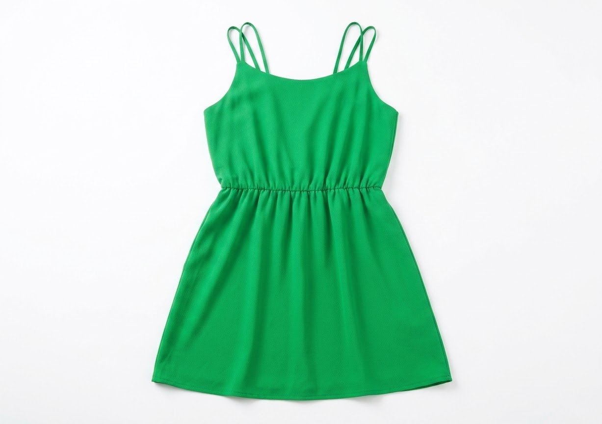 Une petite robe verte