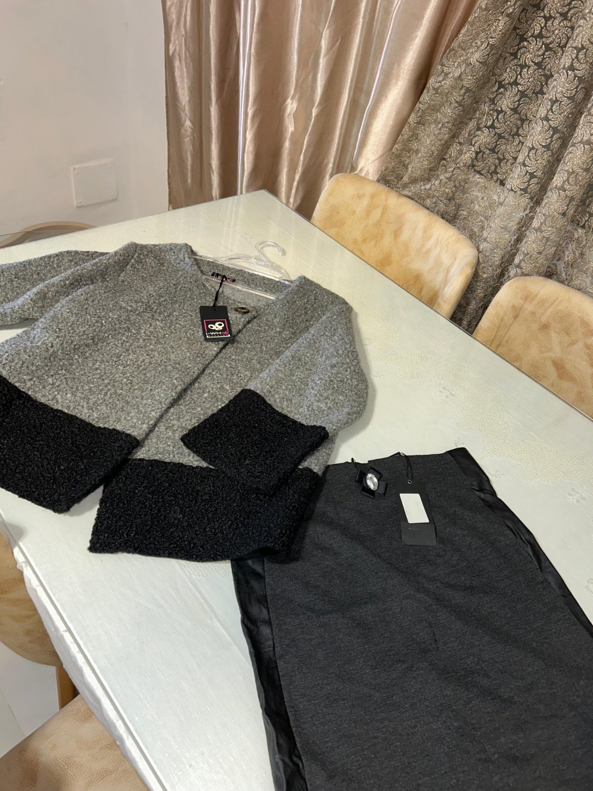 Gilet souf+jup
