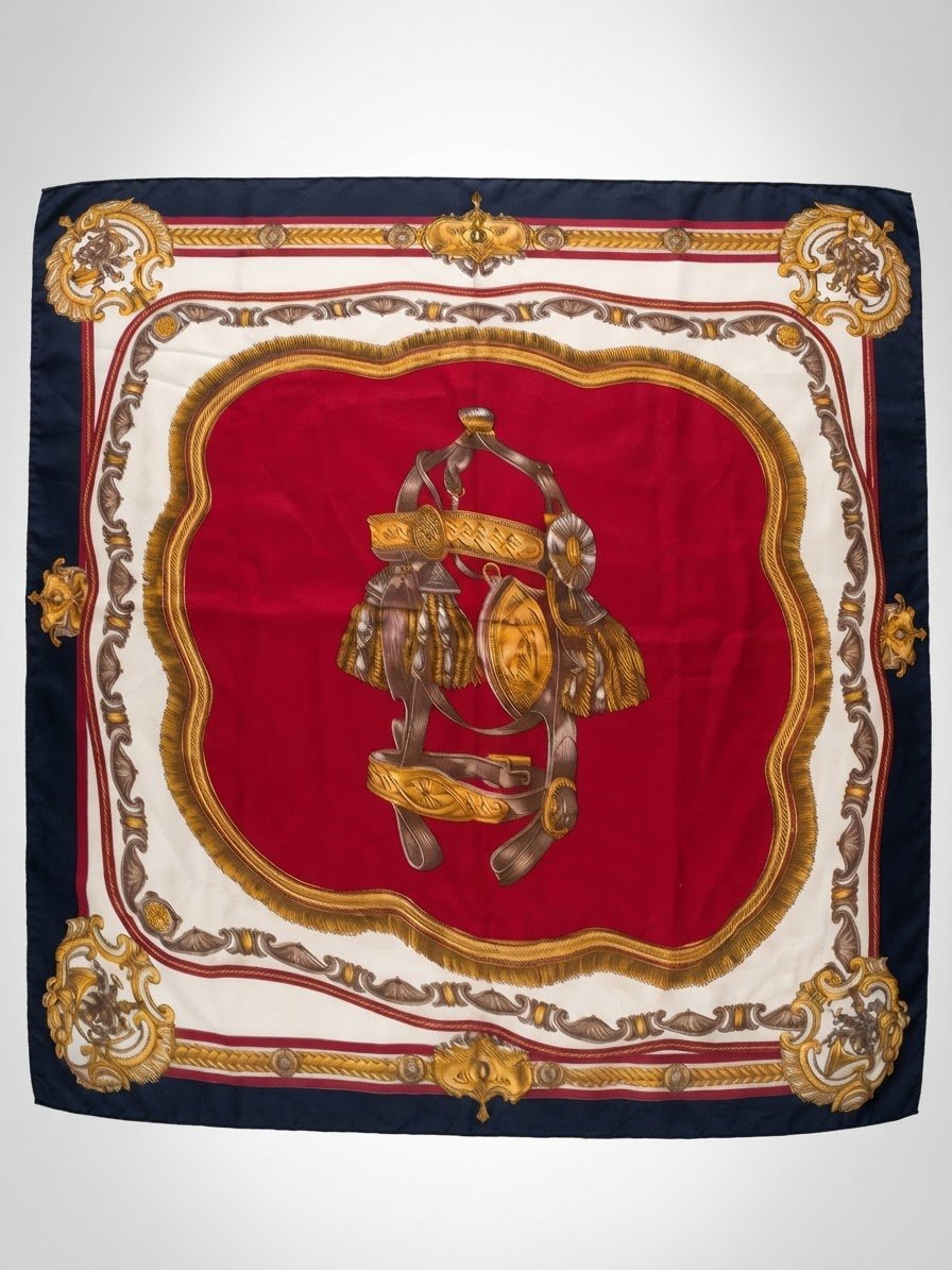 Foulard multicolore 100%soie