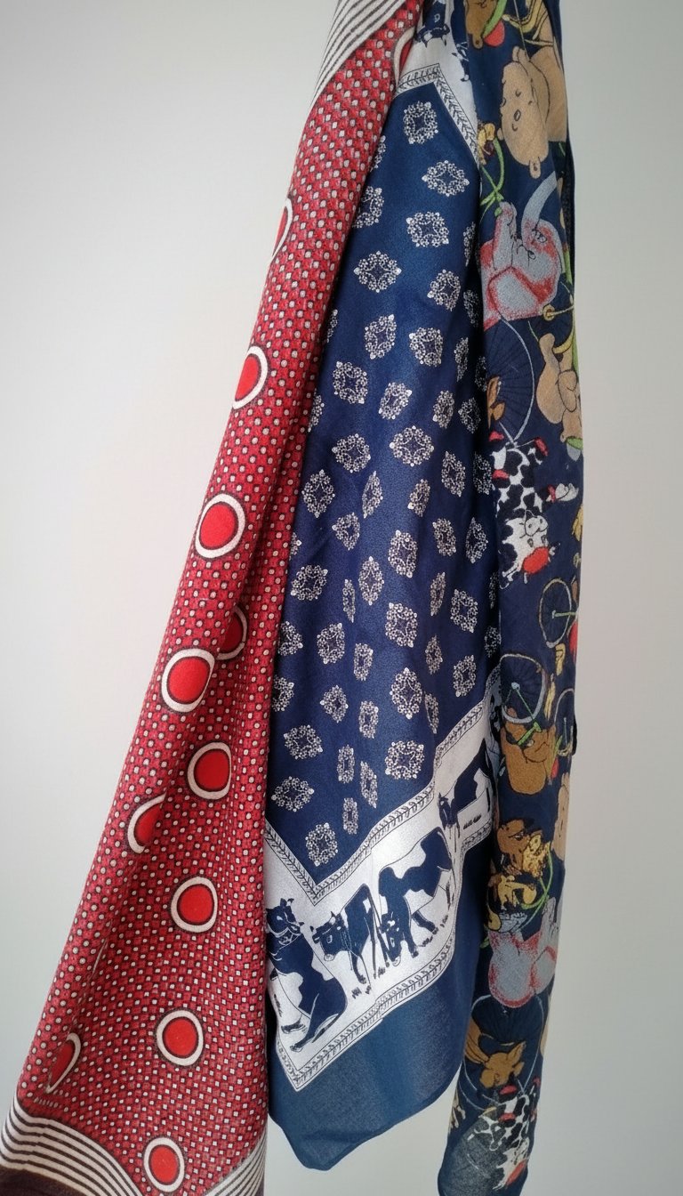  foulard multicolore 