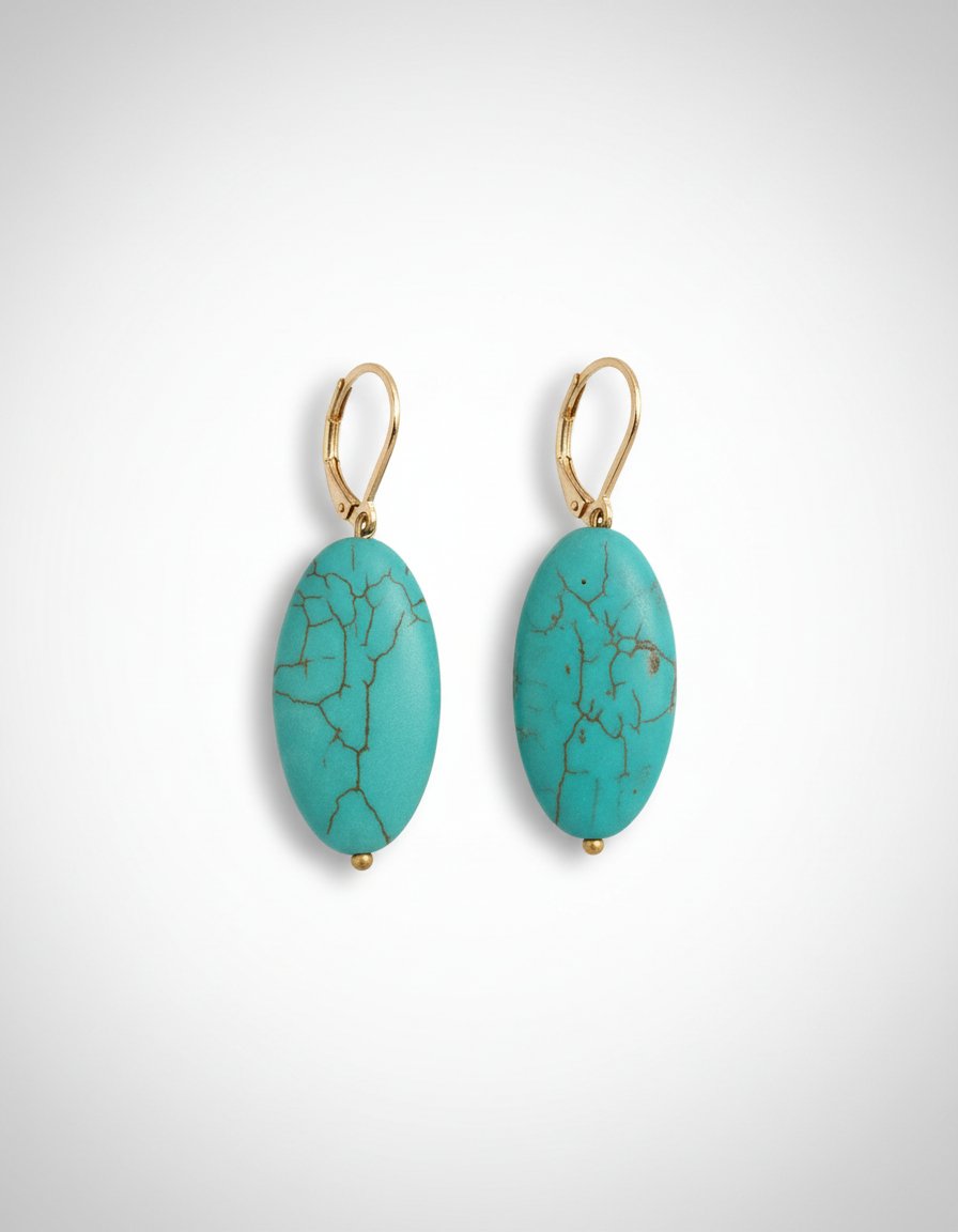 Boucles d'oreilles Turquoise 