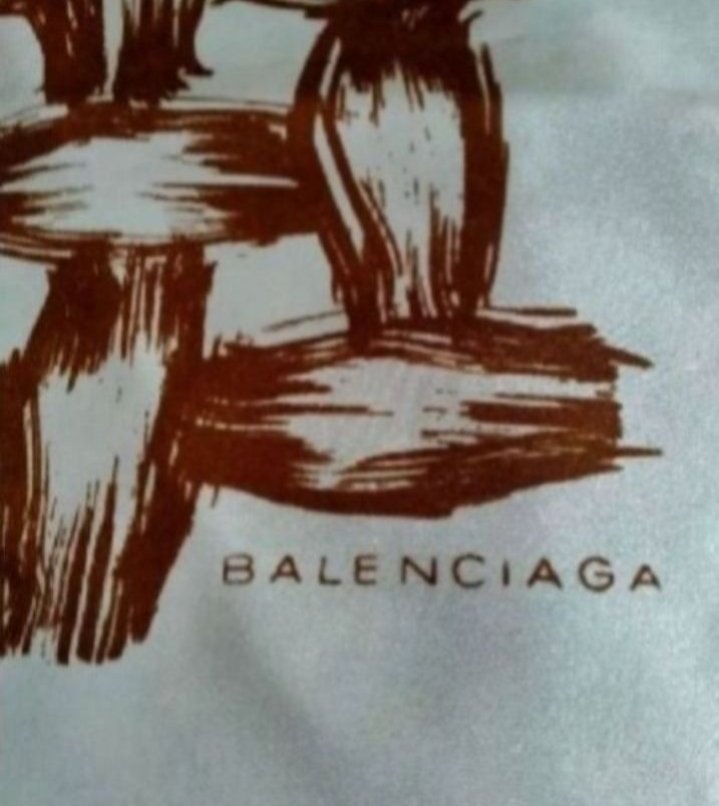 Foulard bicolore Balenciaga 