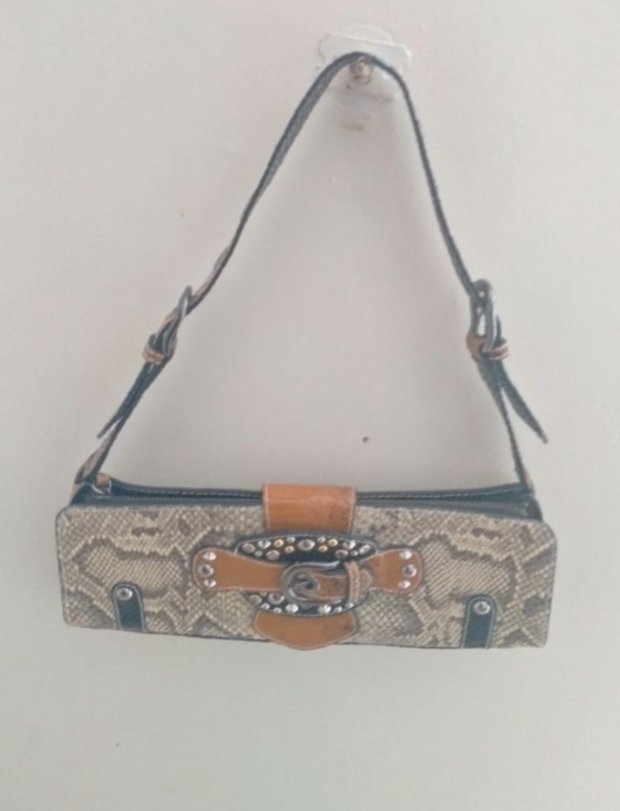 Sac baguette croco
