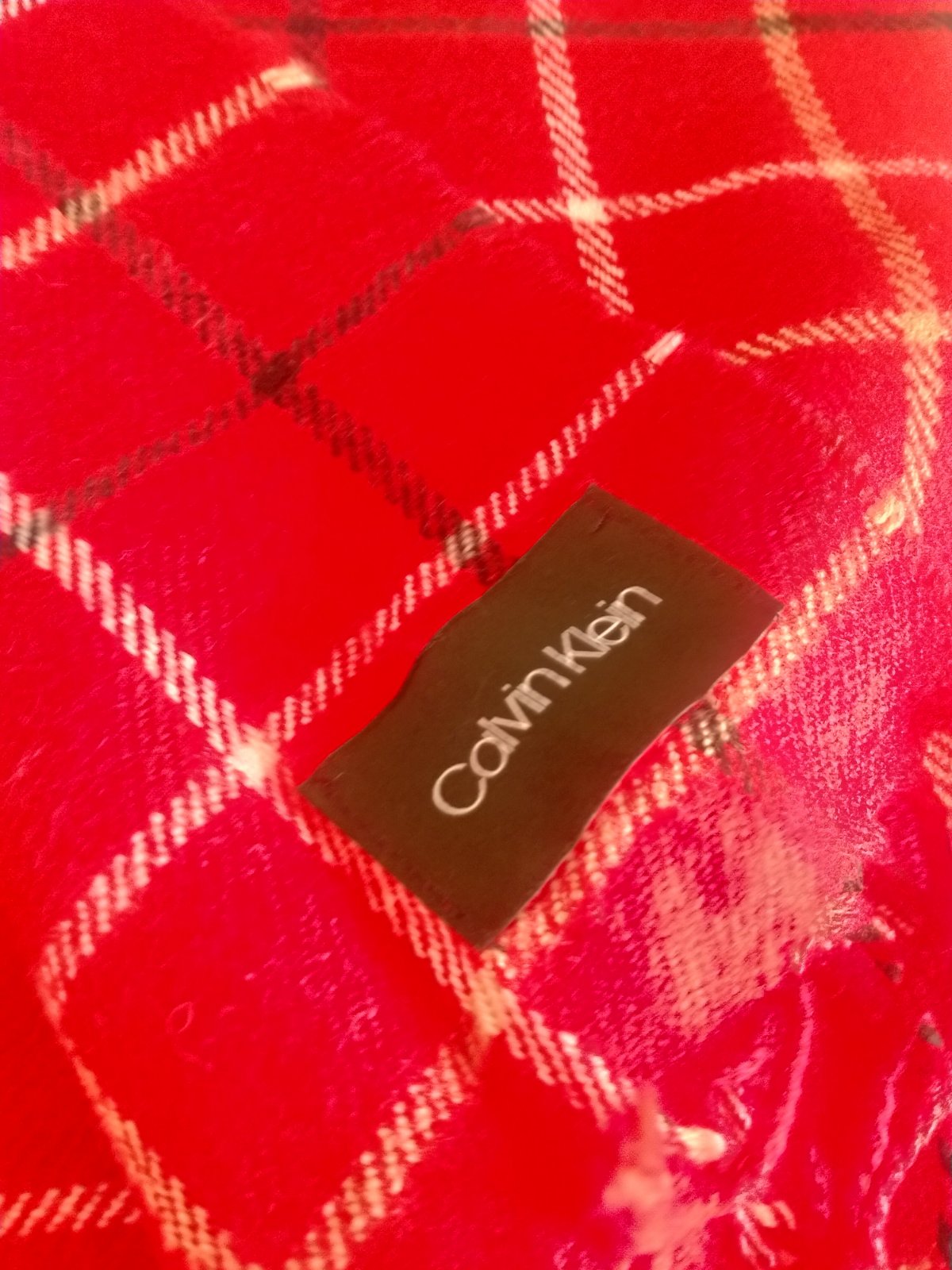 Écharpe rouge Calvinklein