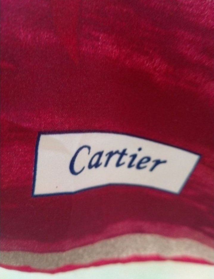 Foulard multicolore Cartier