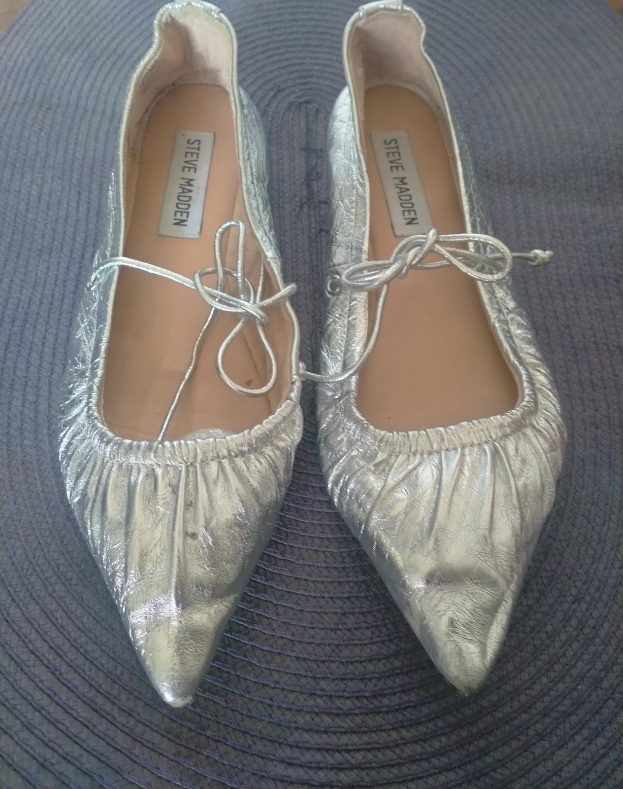 Ballerines argenté Steven Madden 37