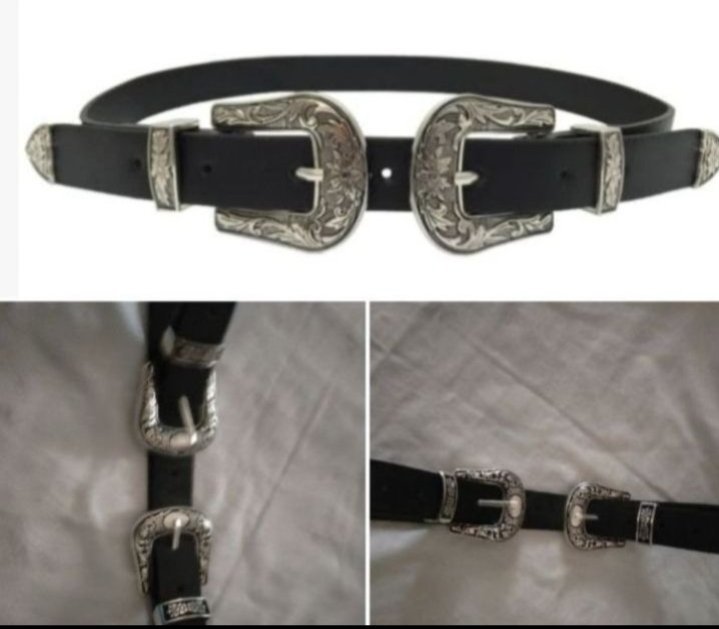 Ceinture à double boucles 