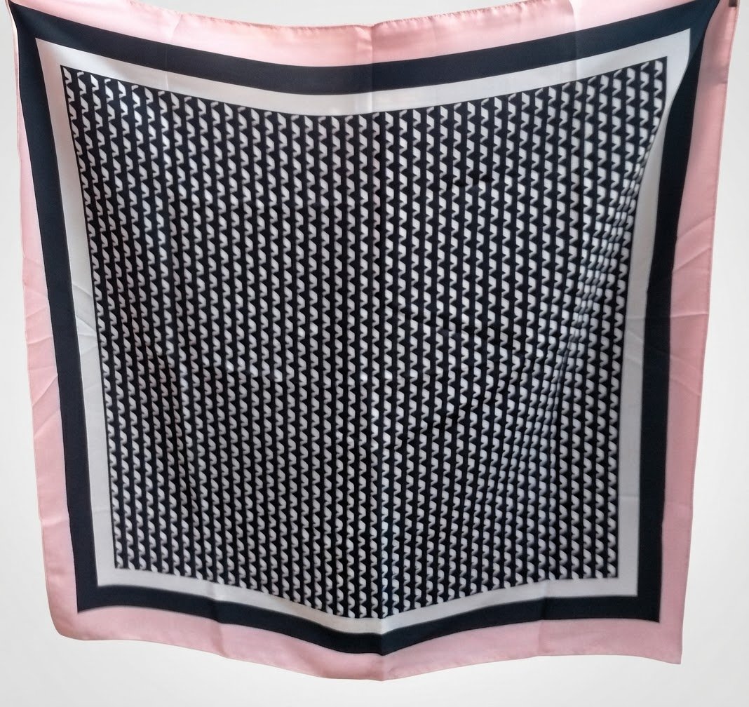 Foulard en soie multicolore 