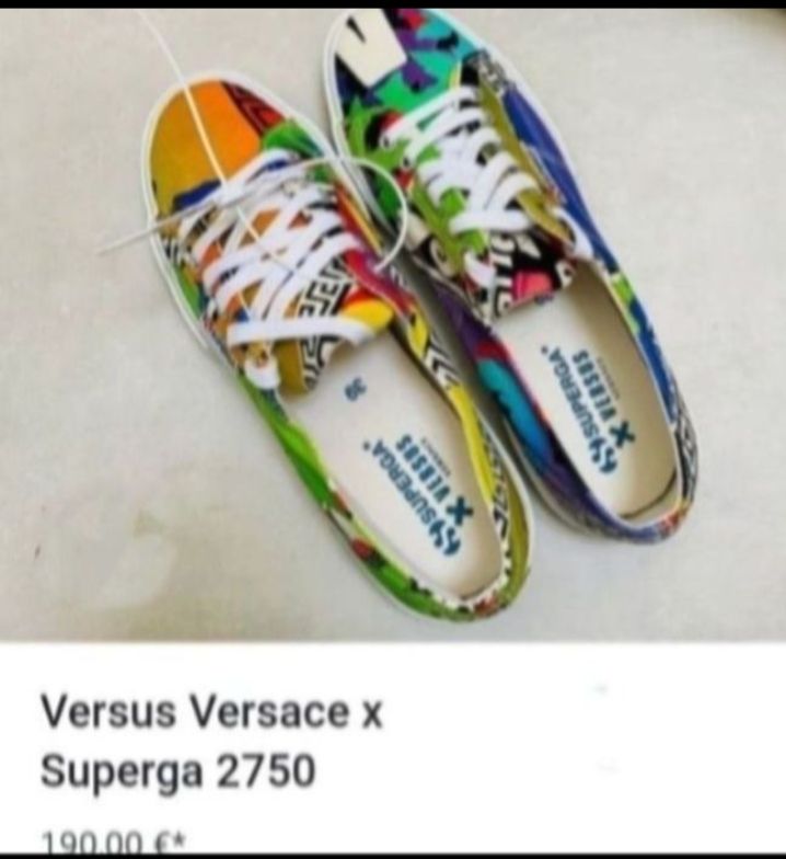 Baskets multicolore versus Versace 41