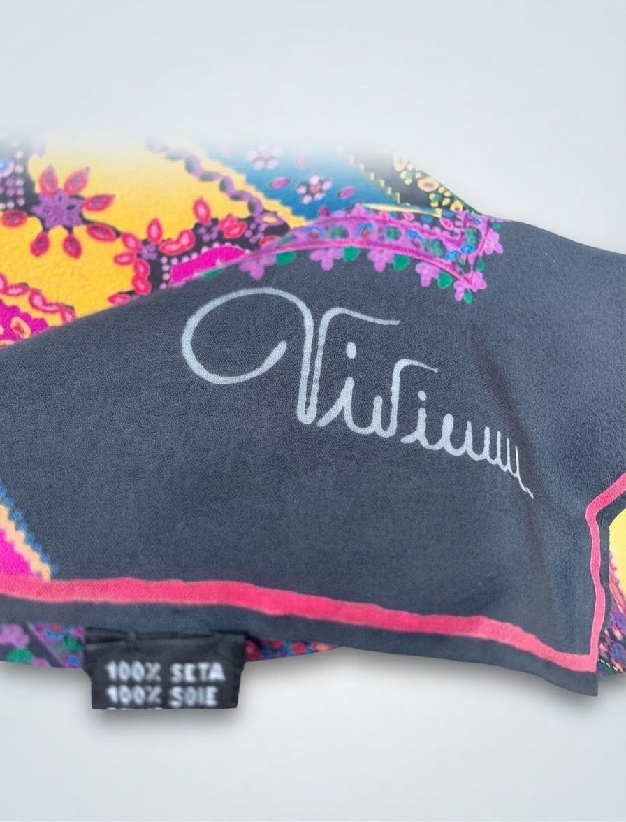 Foulard en soie multicolore Vivienne Westwood 
