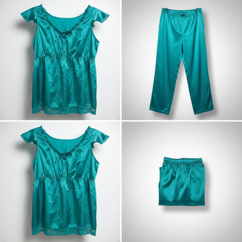 Pyjama en tisu satiné 42/44