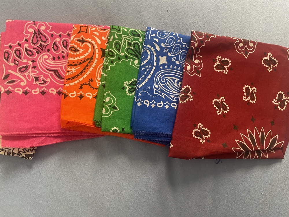 5 bandana cheveux