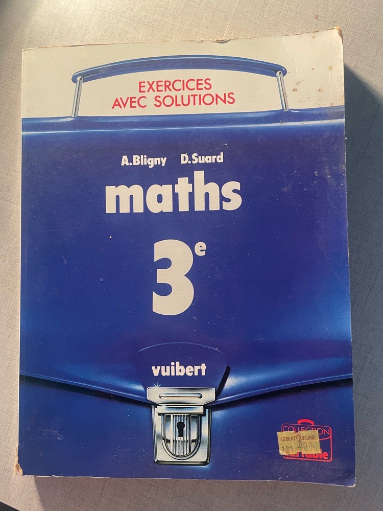 livre de maths 