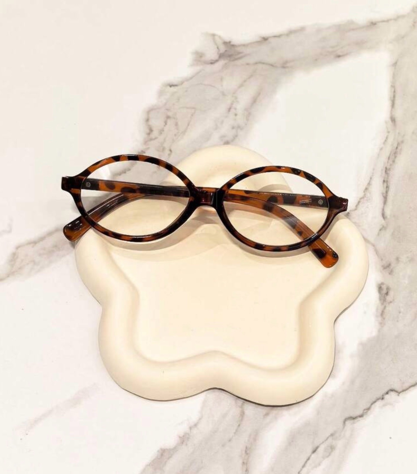 Lunette leopard ovale shein cachetee