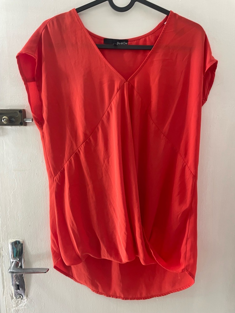 chemise femme rouge