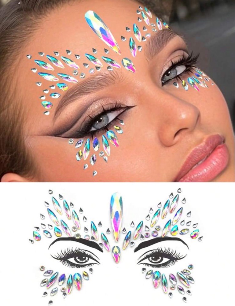 strass pour les yeux