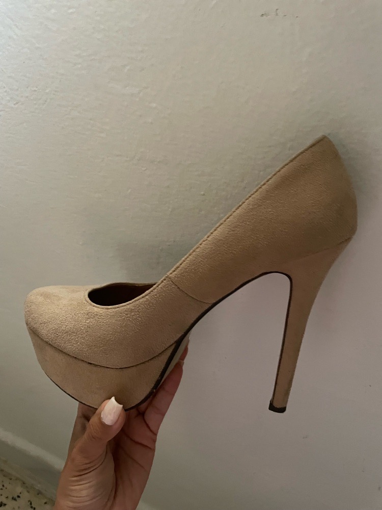 talons femme beige