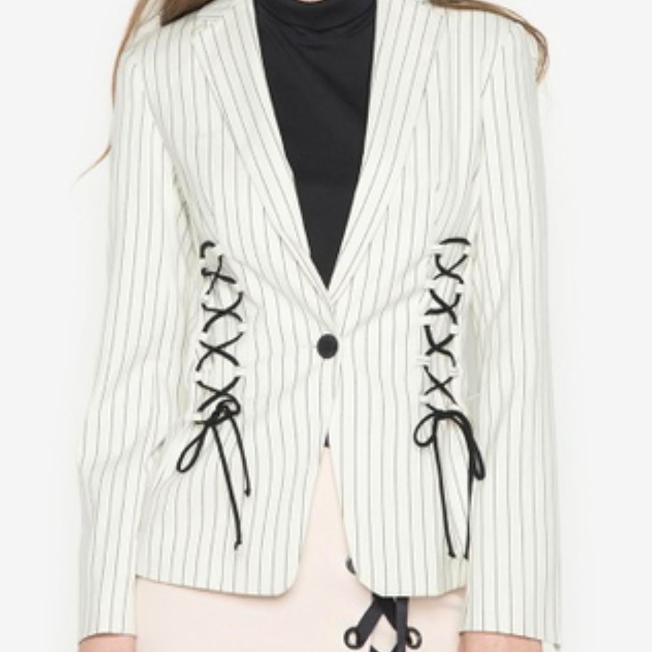 Blazer topshop blanc 