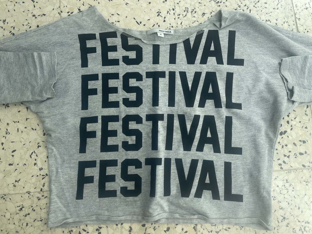 tshirt gris festival