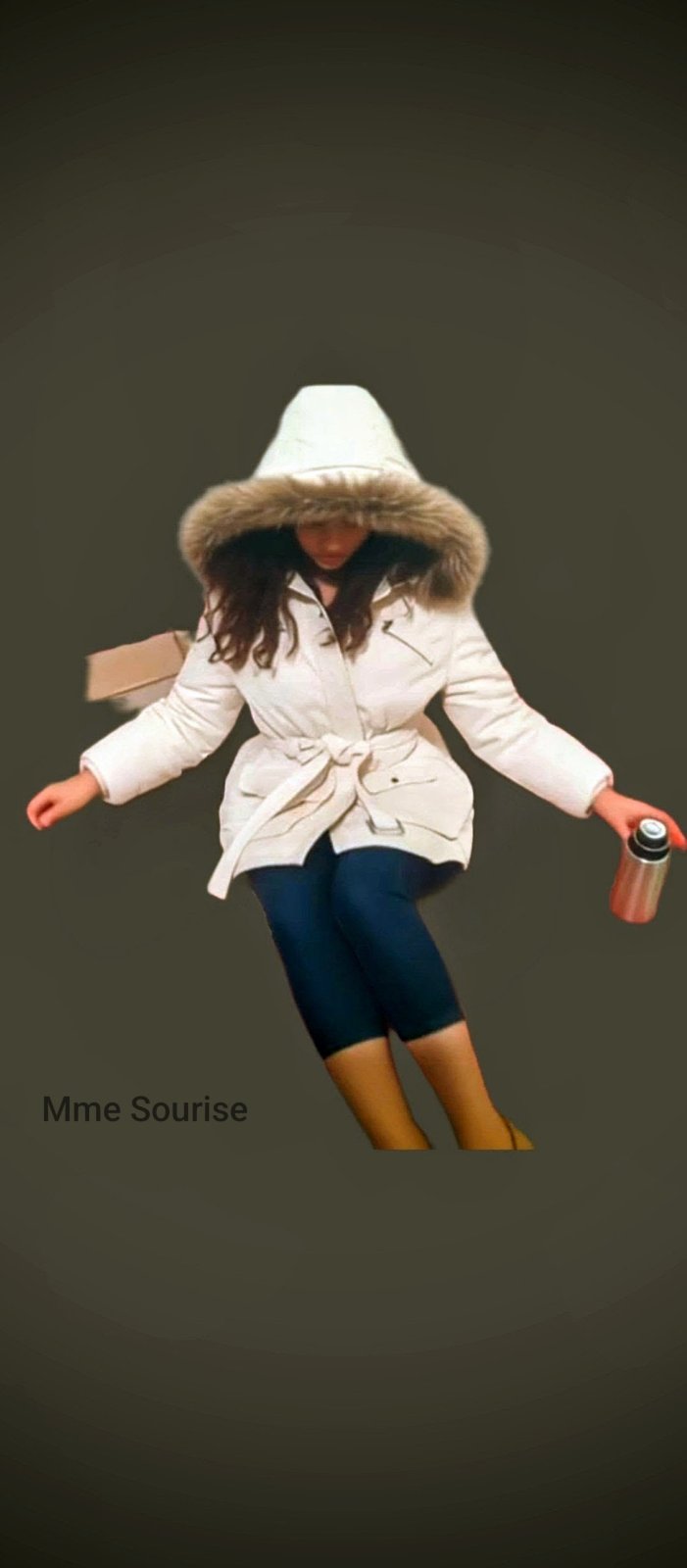 Manteau blanc cassé ( cajou )