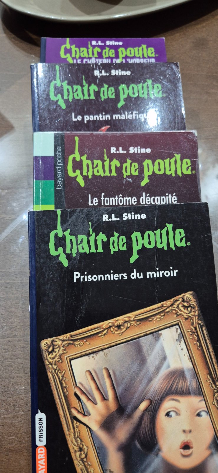Lot de 4 livres Chair de poule