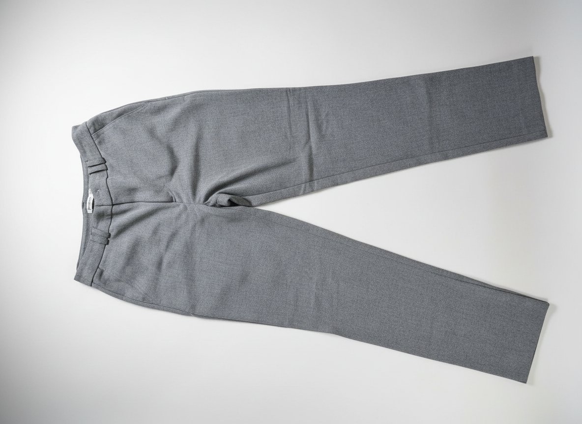 Pantalon panta cheville gris 