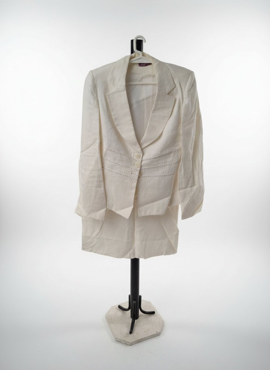 Ensemble en lin beige