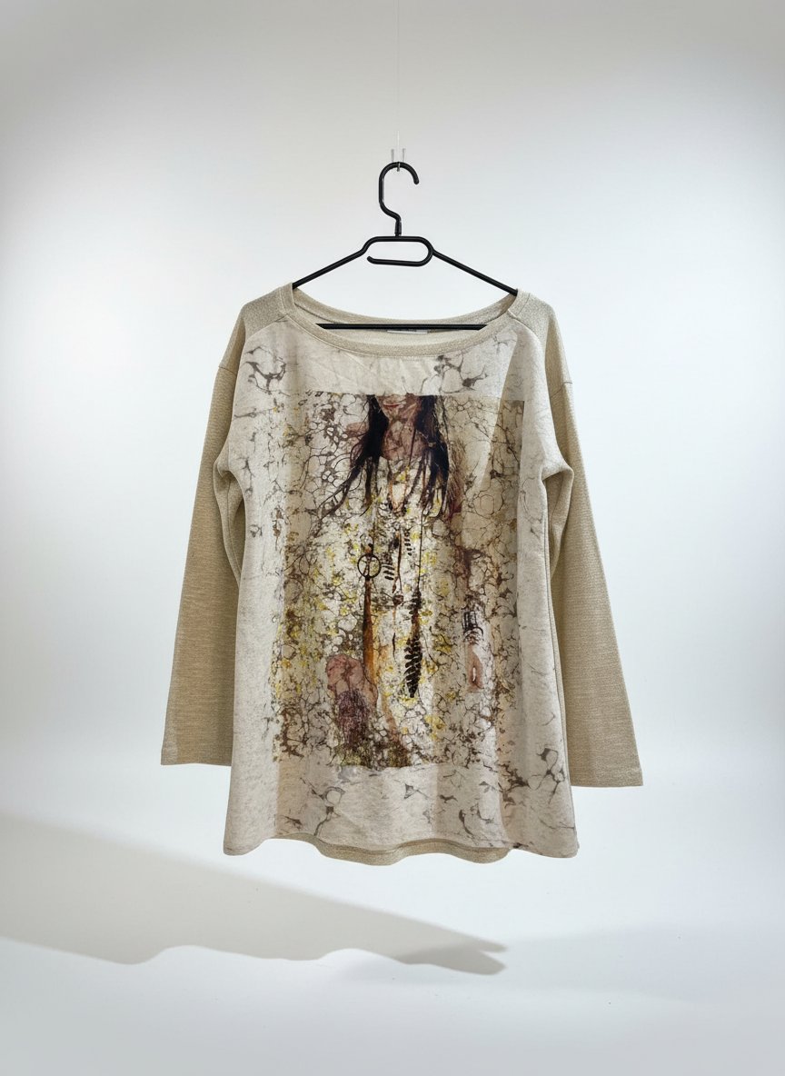 Pull leger en beige