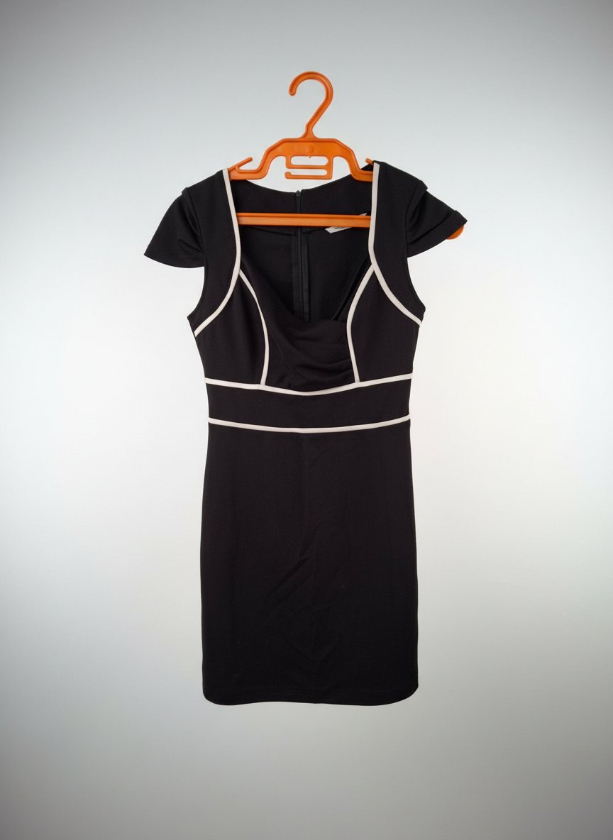 Robe courte en noir