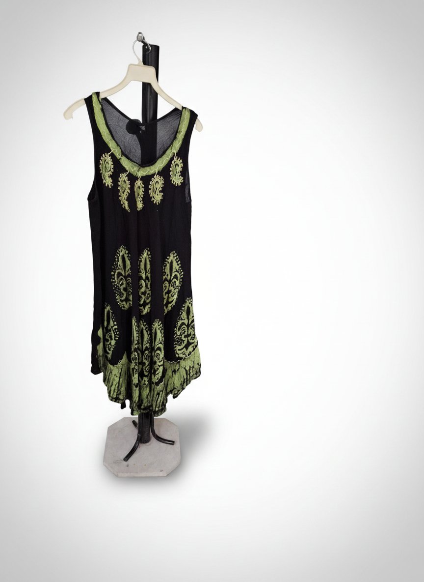 Robe sans manche en coton