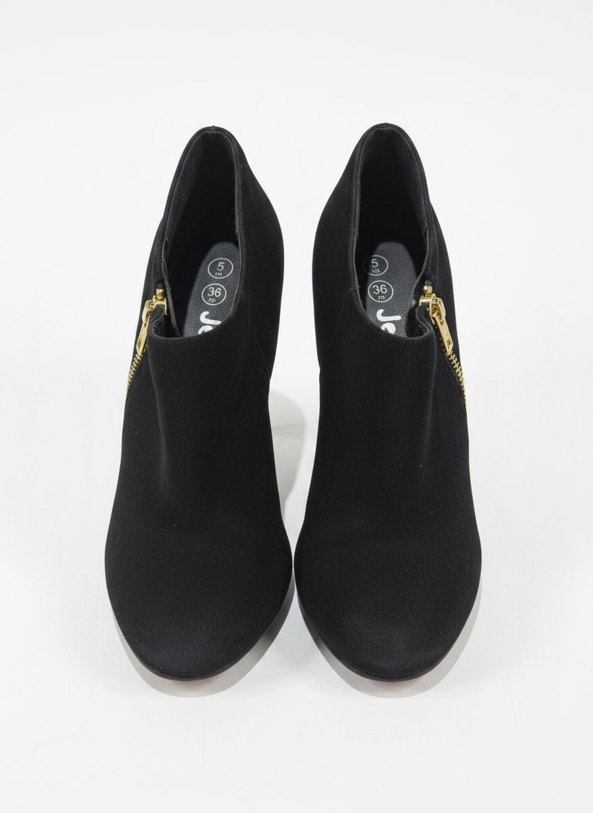 Boots en din noir 