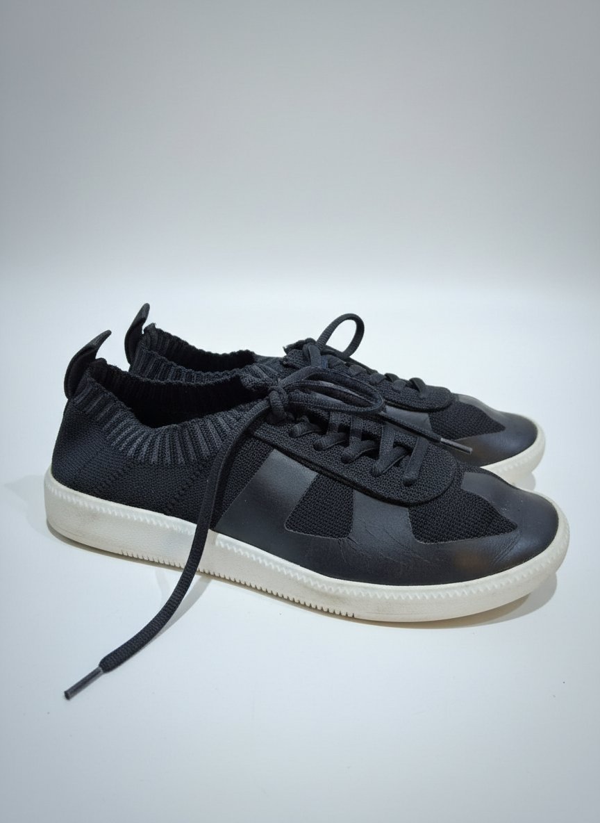 Basket noir pour fille en noir