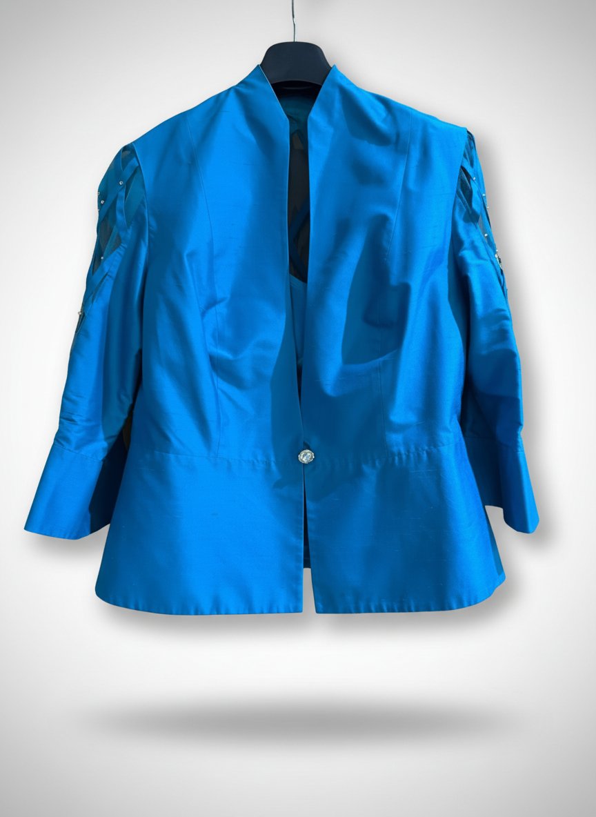 Veste brodé  en satin