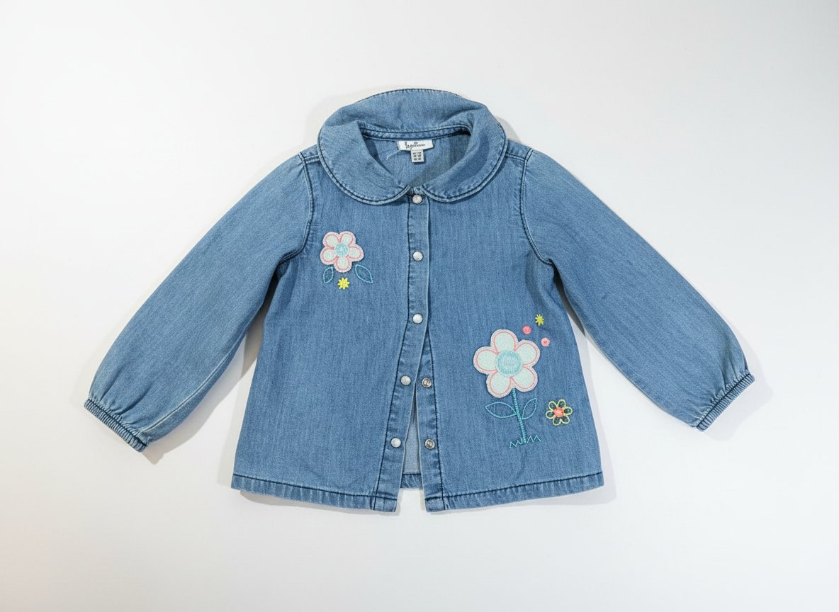 Veste en djeans pour fillettes 
