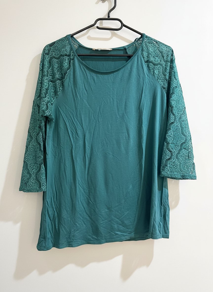 Pull coton vert