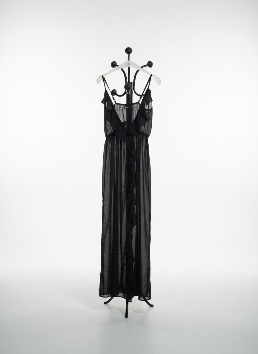 Robe longue avec bretelle