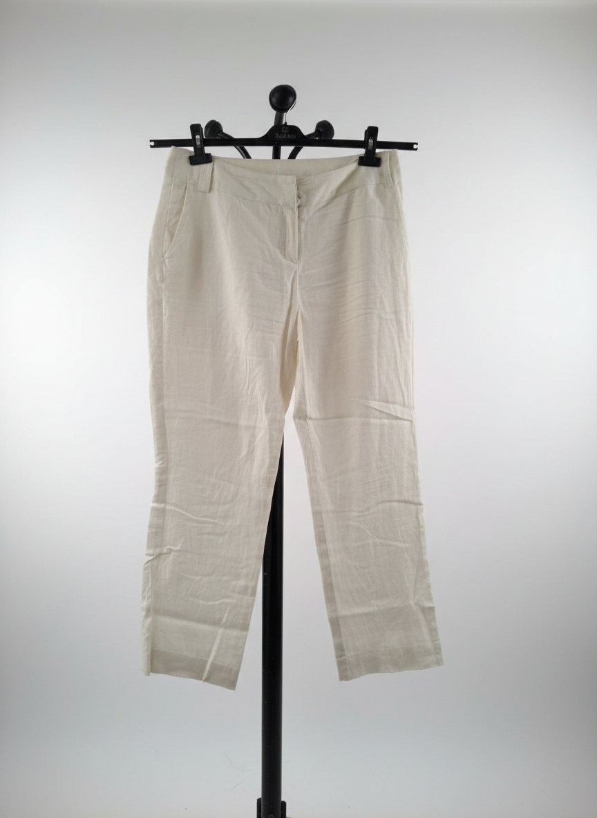 Pantalon el lin blanc
