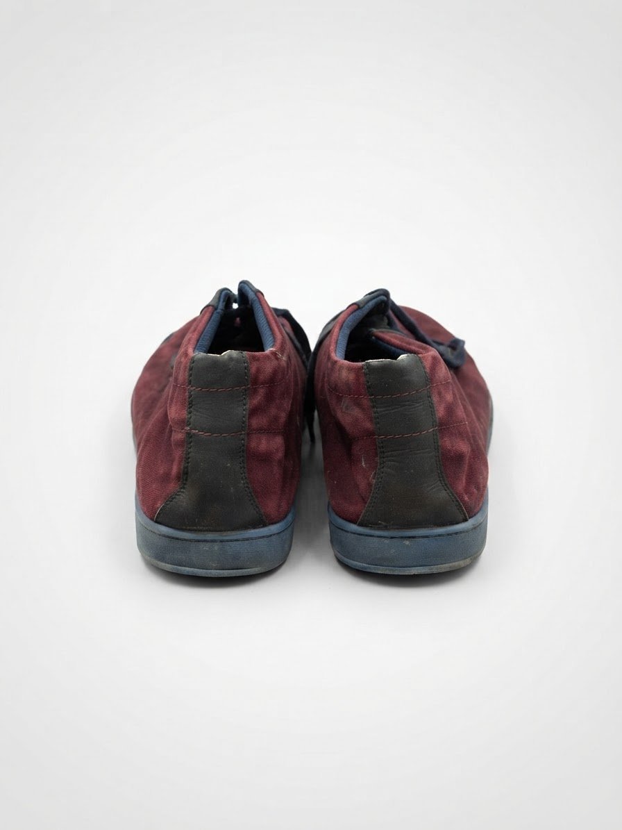 Chaussures homme en bordeau