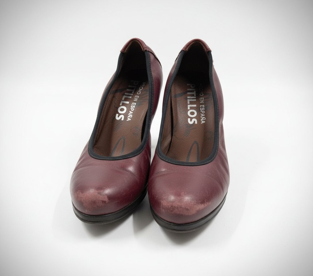 Chaussures en bordeau