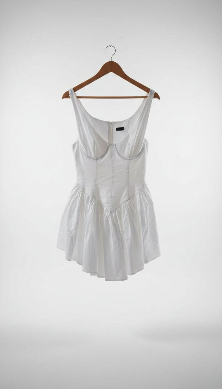 Robe corset blanche 