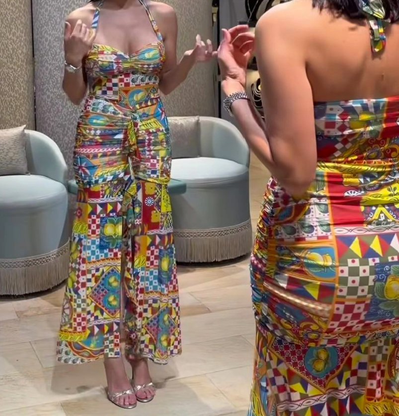 Robe neuve style Dolce Gabbana 