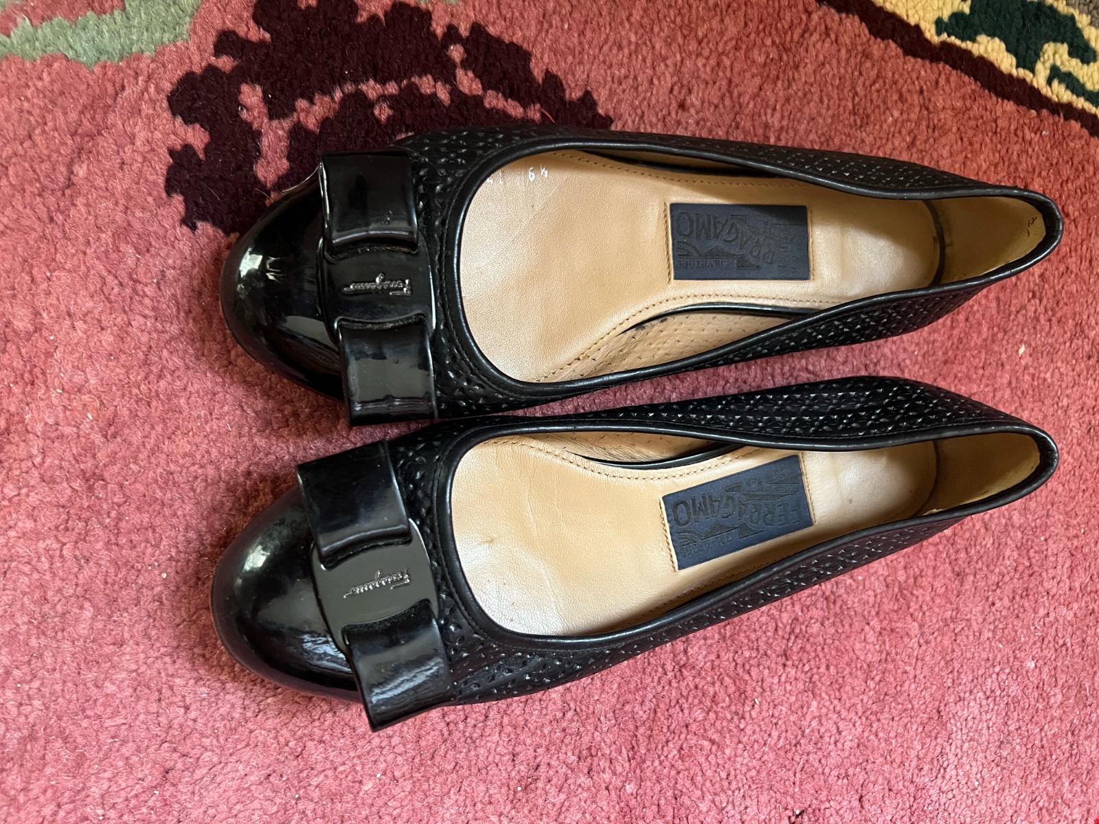 Ballerine noire ferragamo 