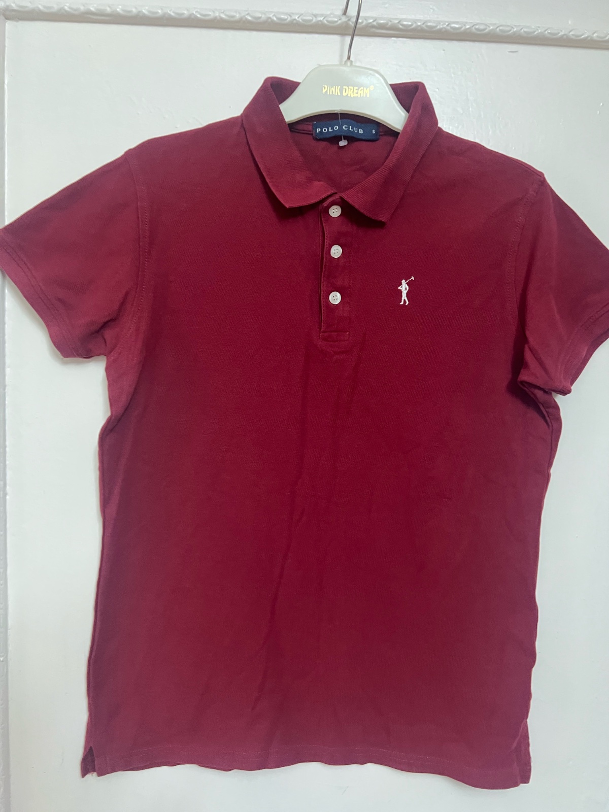 Pull bordeaux polo authentique 