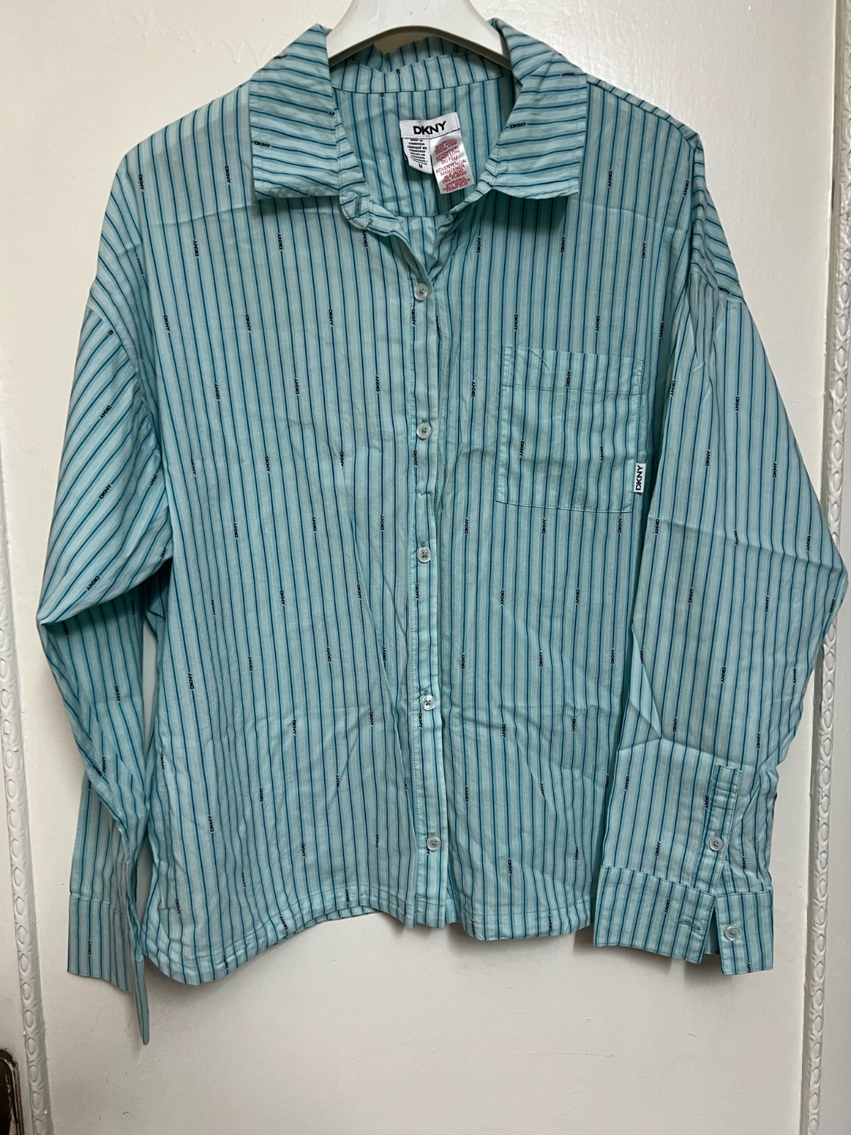 Chemise bleu et blanc DKNY 
