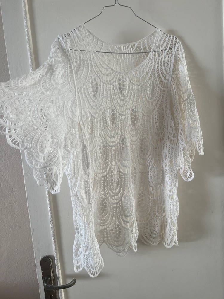 Poncho crochet 