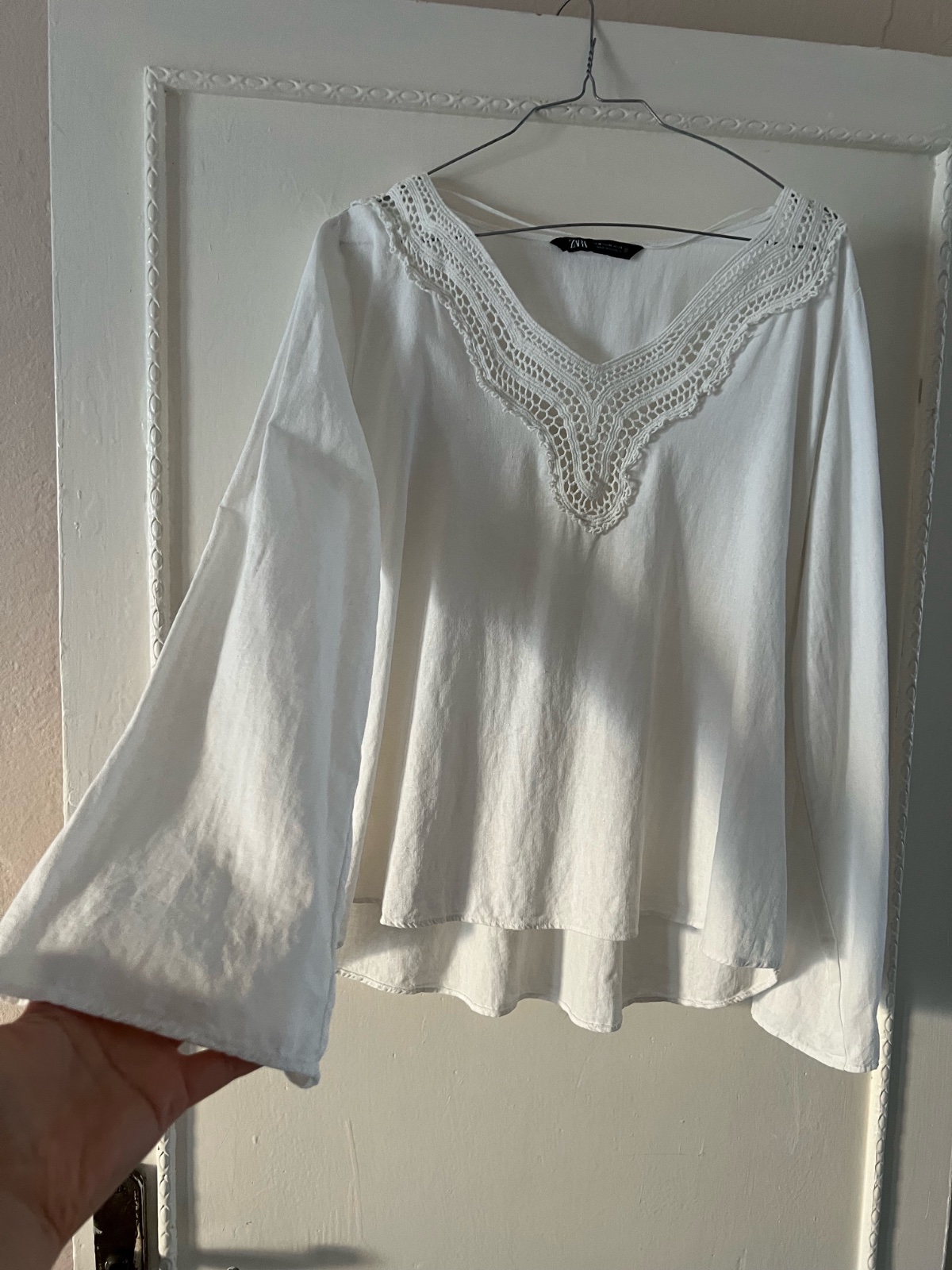 Chemise blanche en lin zara 