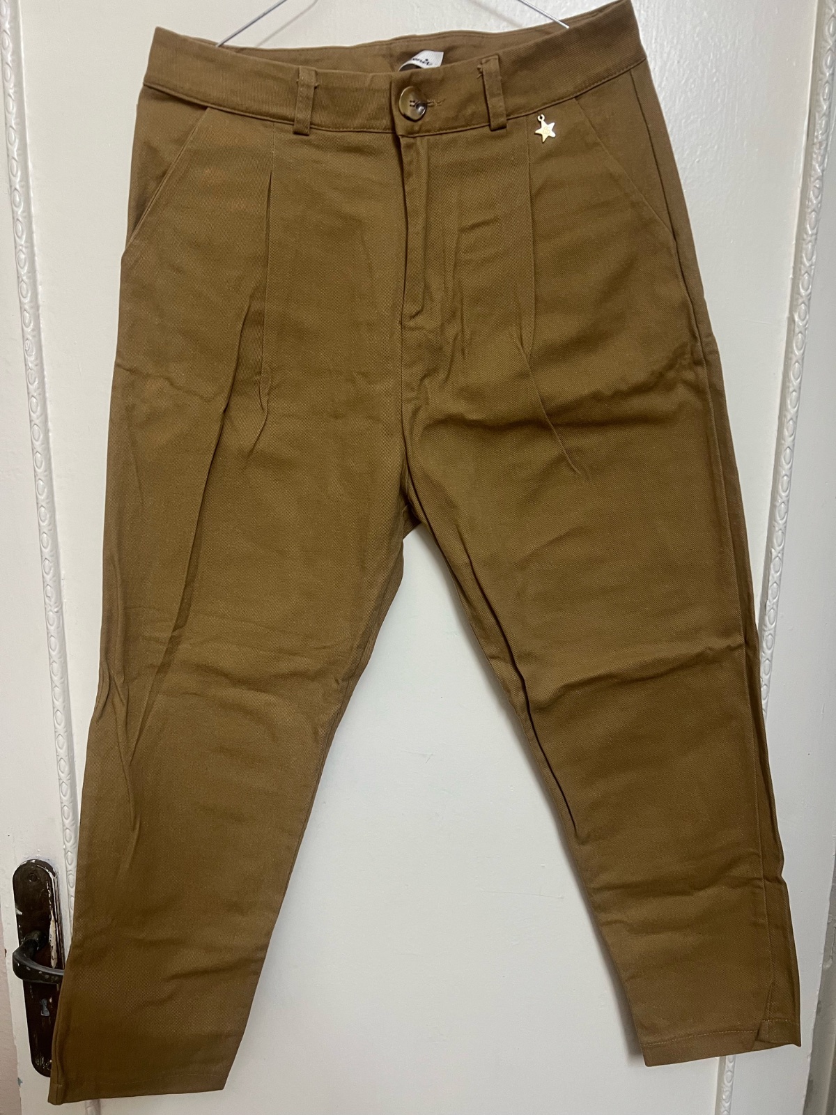 Pantalon ballon en camel 