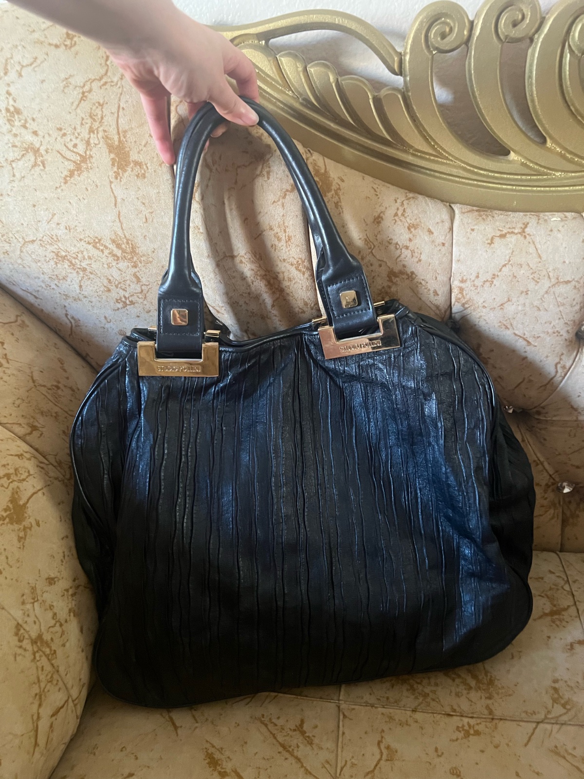 Sac en noire Studio pollini